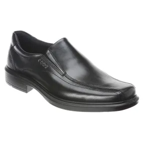 Ecco Helsinki Bike Toe Slip-On Black Leather (Men's)