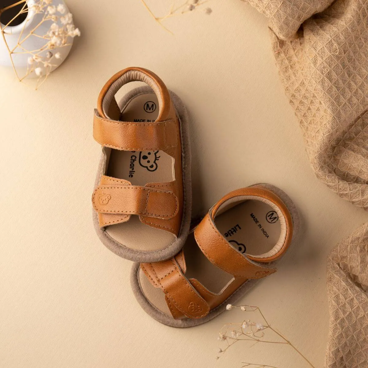 Ella Soft Sole Sandals - Tan