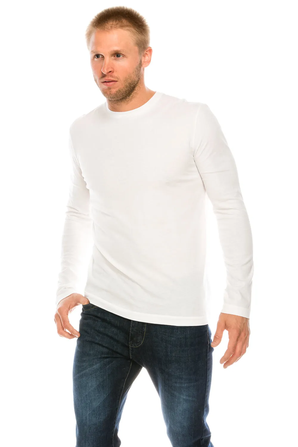 Essential Long Sleeve Crew Neck T-Shirt