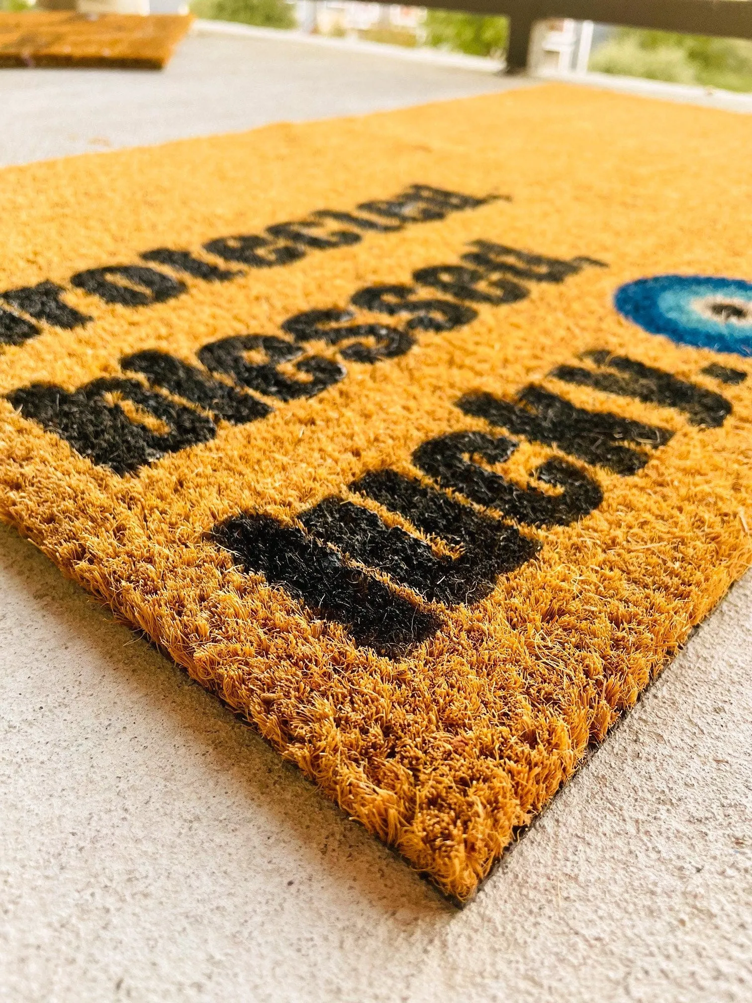 Evil Eye Door Mat, Protect Doormat, Blessed Doormat