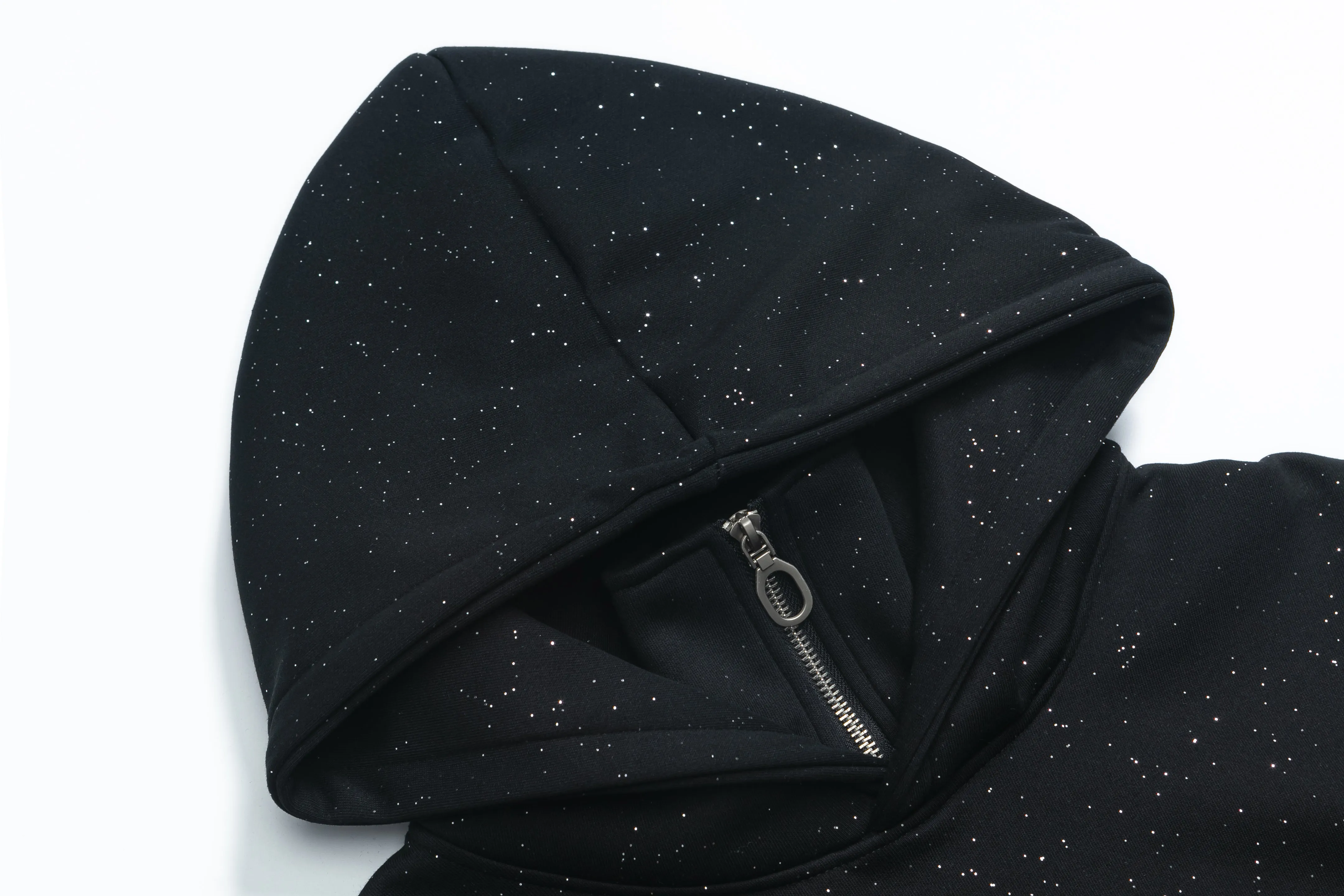 Faire Echo Starry Black Fleece Hoodie