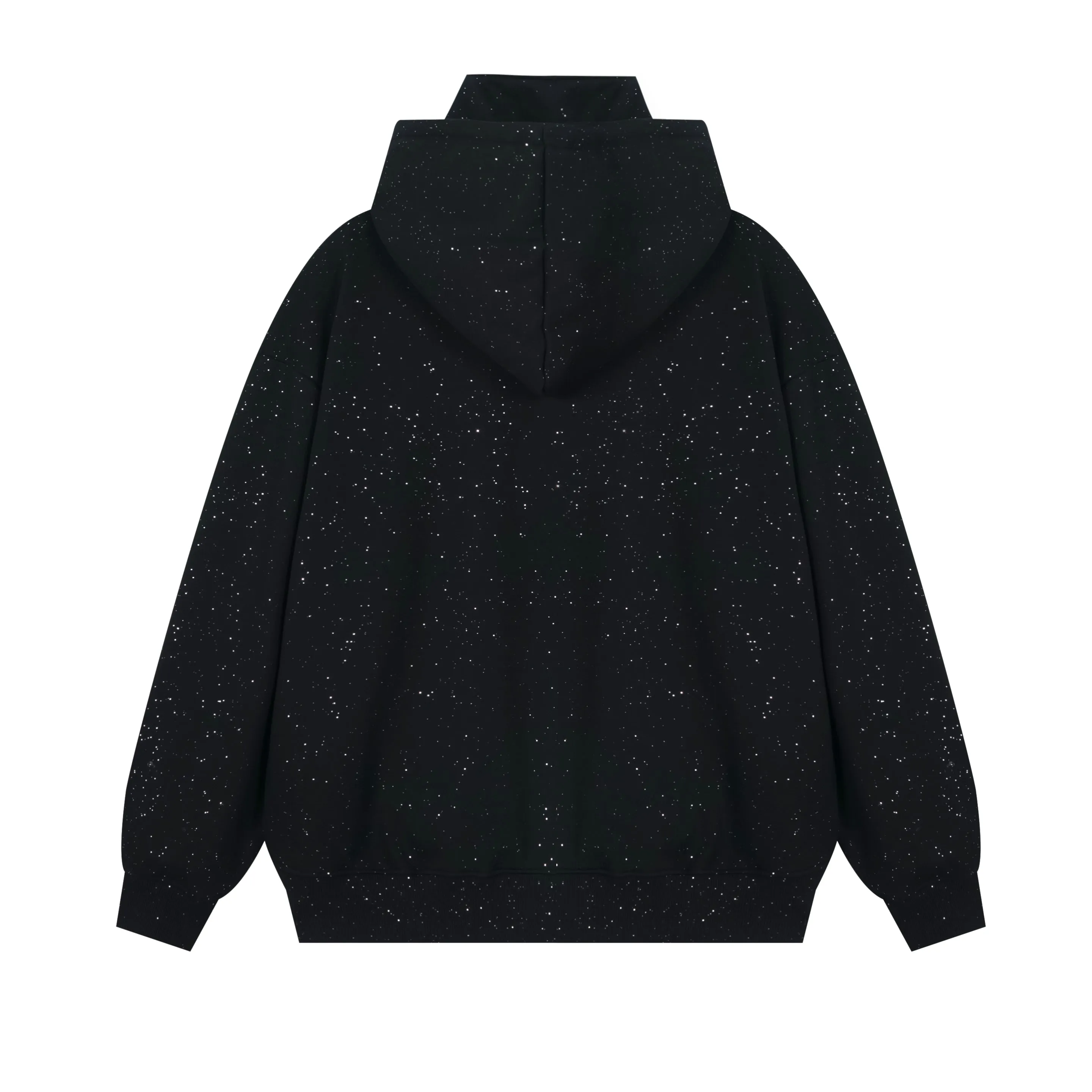 Faire Echo Starry Black Fleece Hoodie