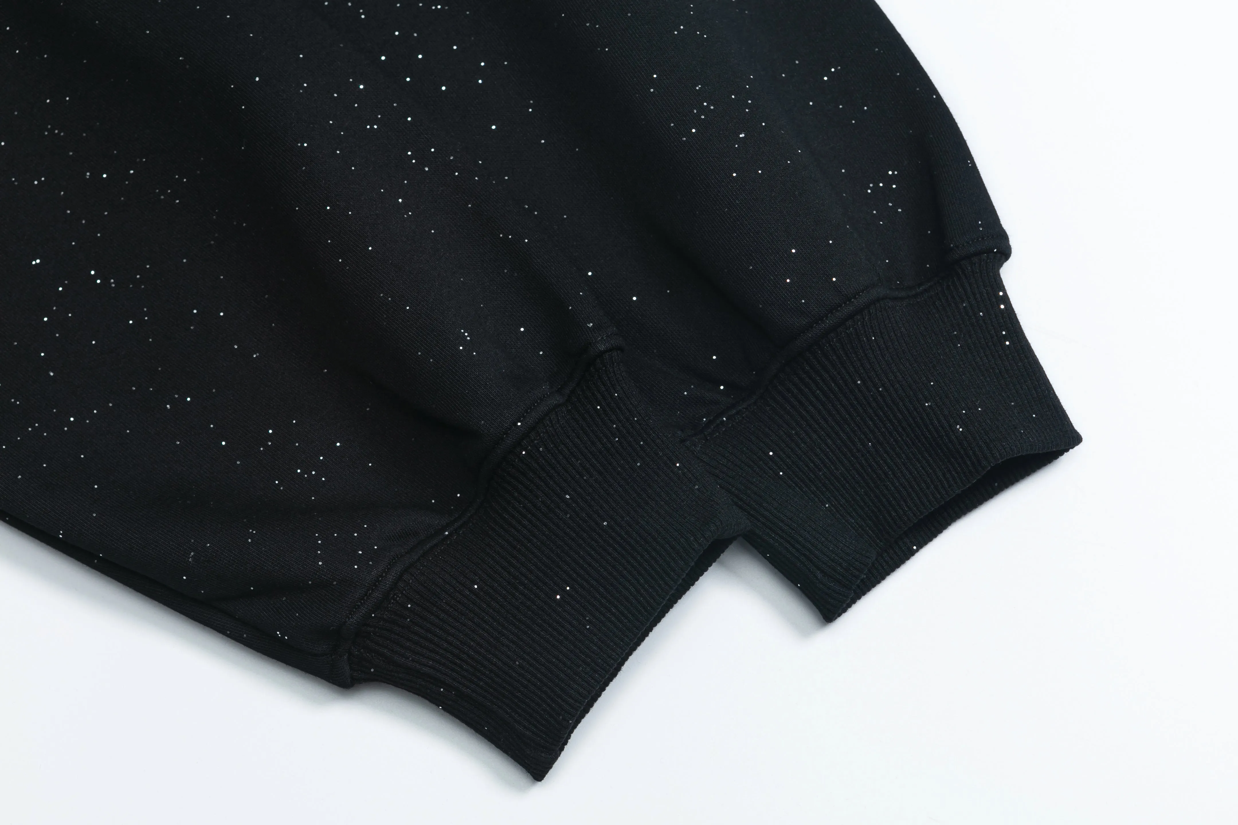 Faire Echo Starry Black Fleece Hoodie