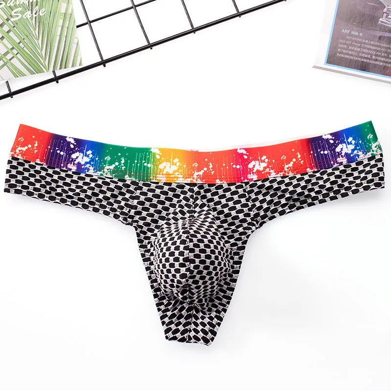 Fashion Sexy Checkered Men's Thong