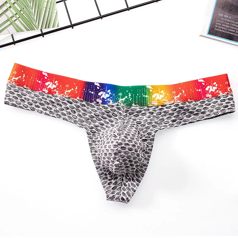 Fashion Sexy Checkered Men's Thong