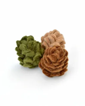 Felt Pinecones (Set of 3) - Tara Treasures