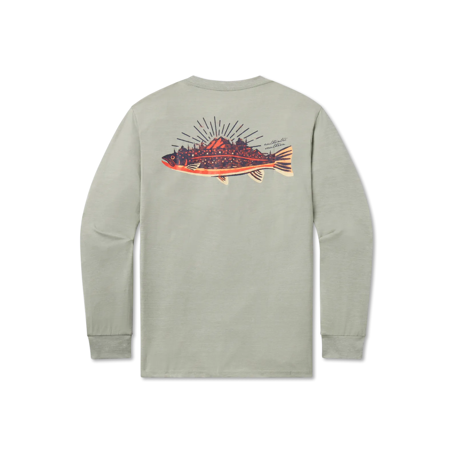 FieldTec™ Heathered Performance Tee - Speckled Sunset - Long Sleeve