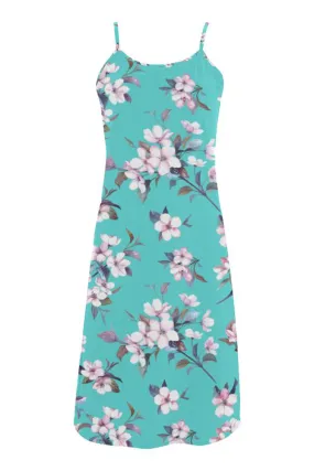 Floral Mindscape Alcestis Slip Dress