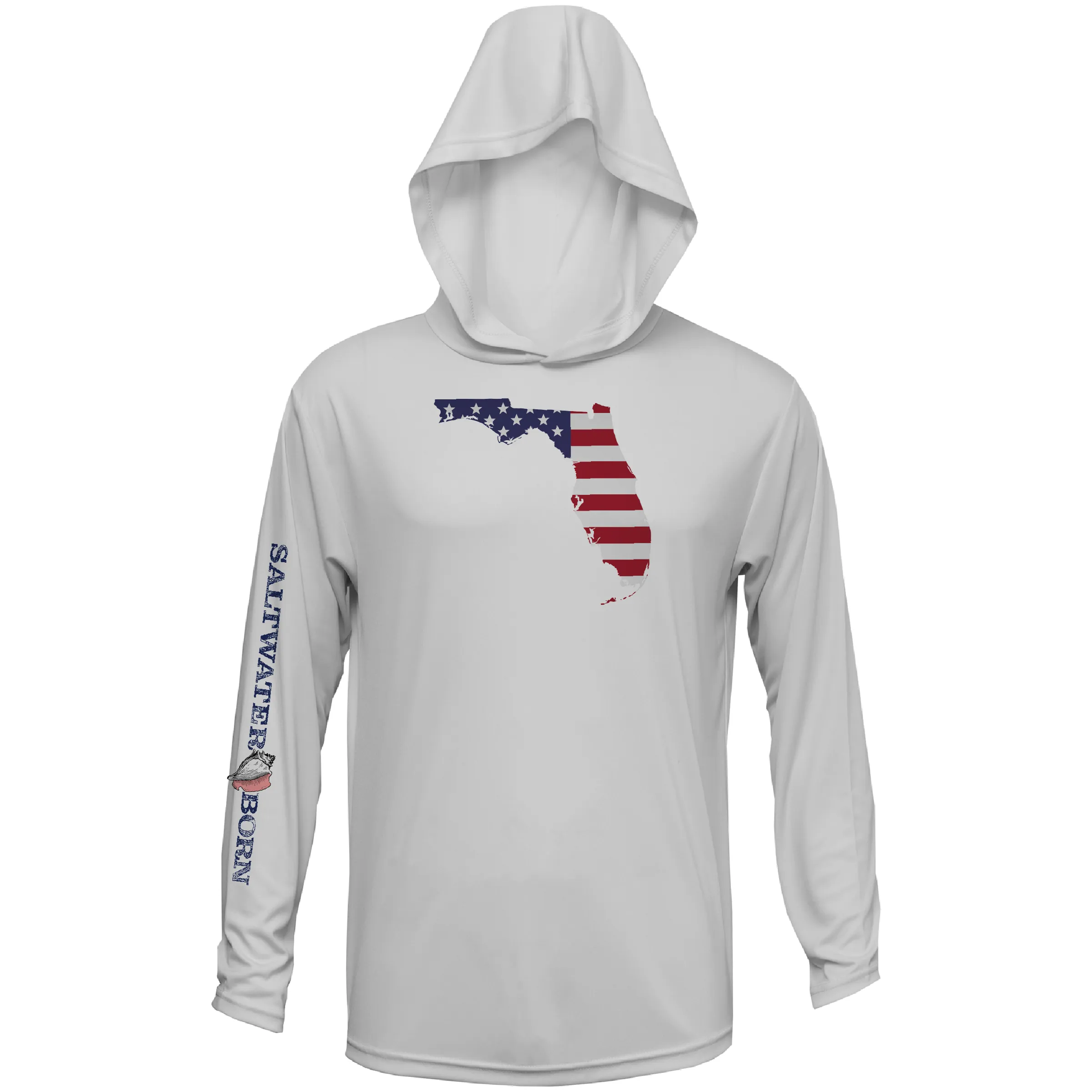 Florida USA Boys and Girls Long Sleeve UPF 50  Dry-Fit Hoody