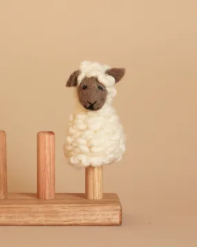 Fluffy Sheep Finger Puppet