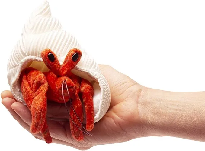 Folkmanis Mini Hermit Crab Finger Puppet