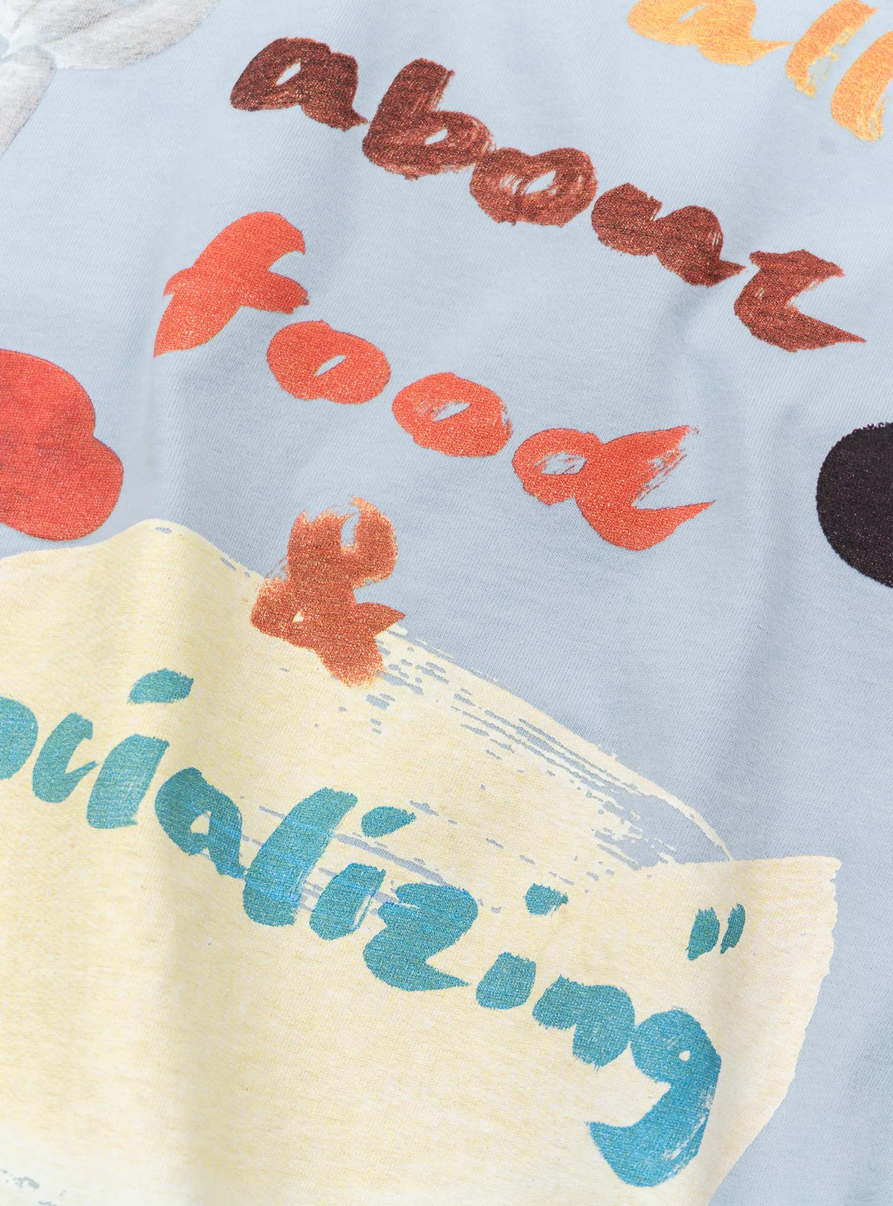 Food Long Sleeve T-Shirt Ice Blue