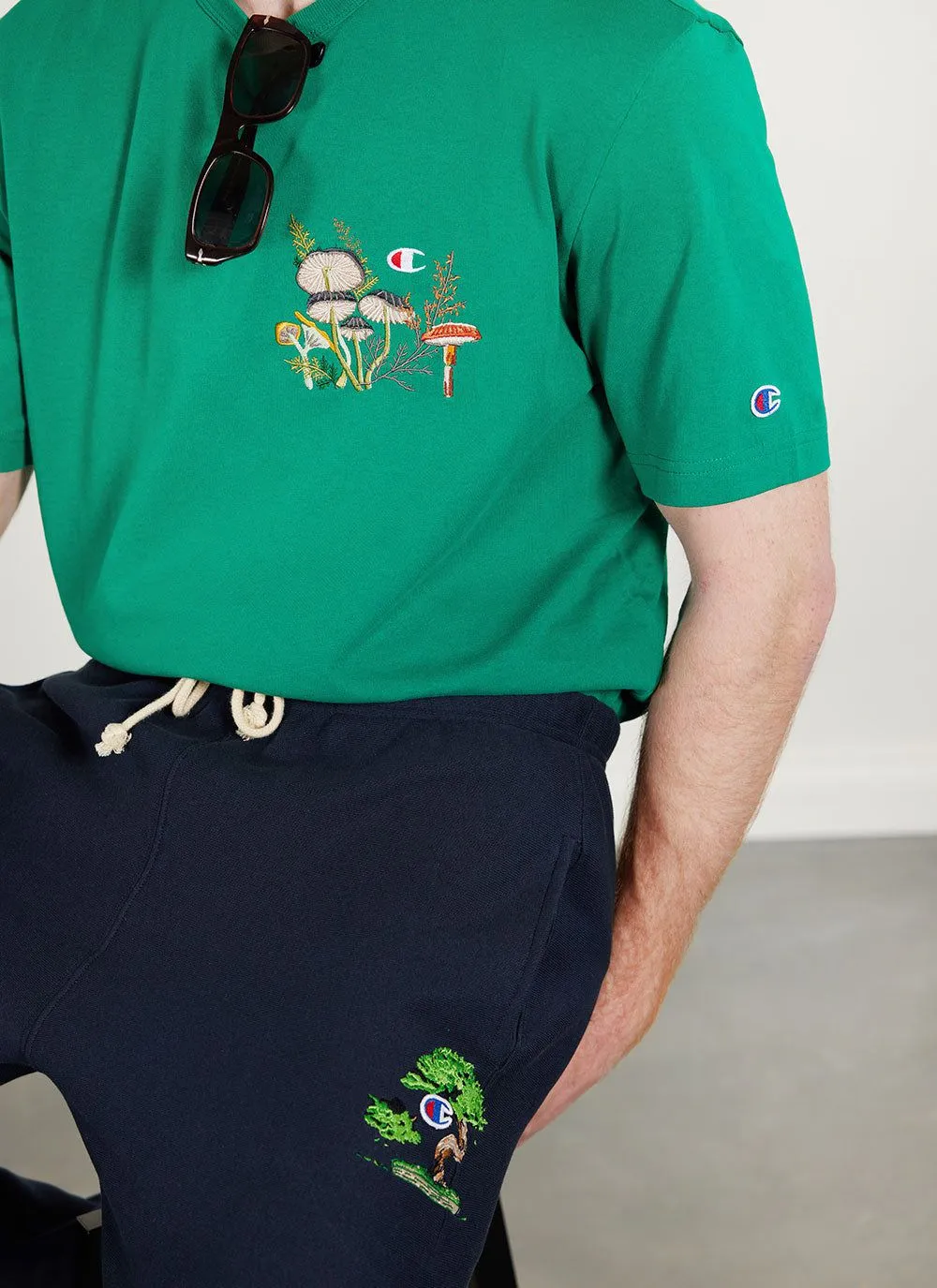 Fungus Pals T Shirt | Champion and Percival | Green