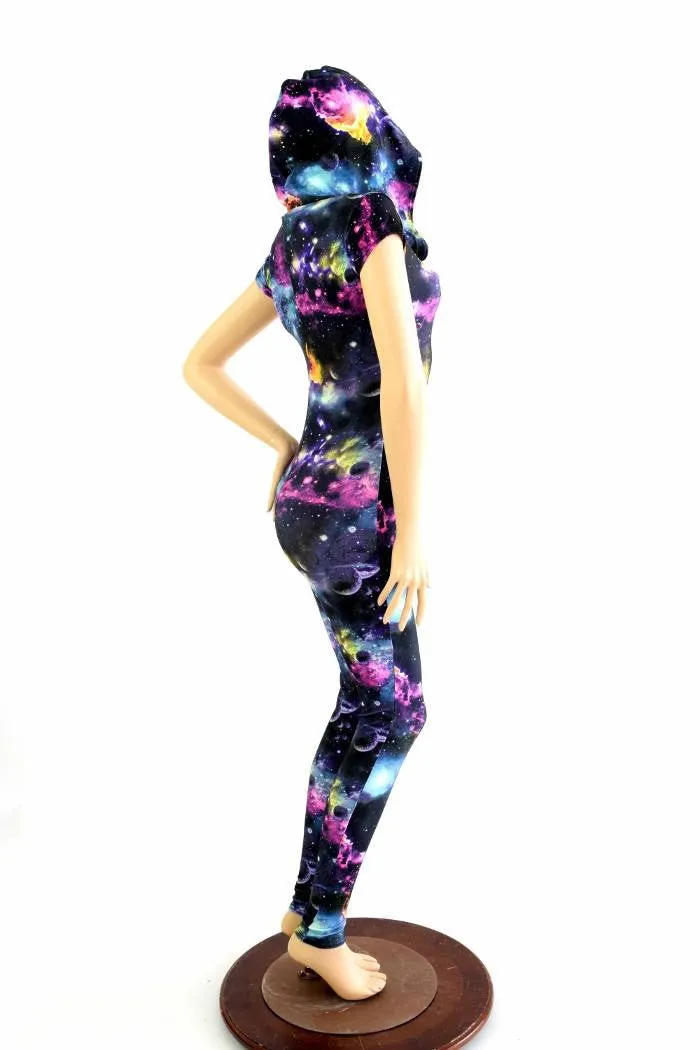 Galaxy Hoodie Catsuit