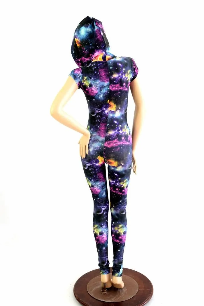 Galaxy Hoodie Catsuit