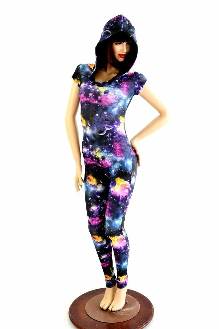 Galaxy Hoodie Catsuit