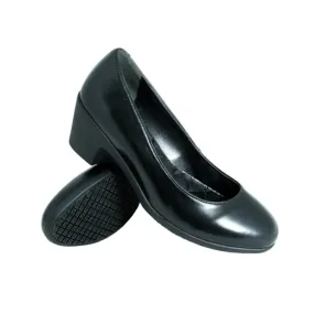 Genuine Grip Footwear- 8400 Black Ladies Dress Pump Shoe