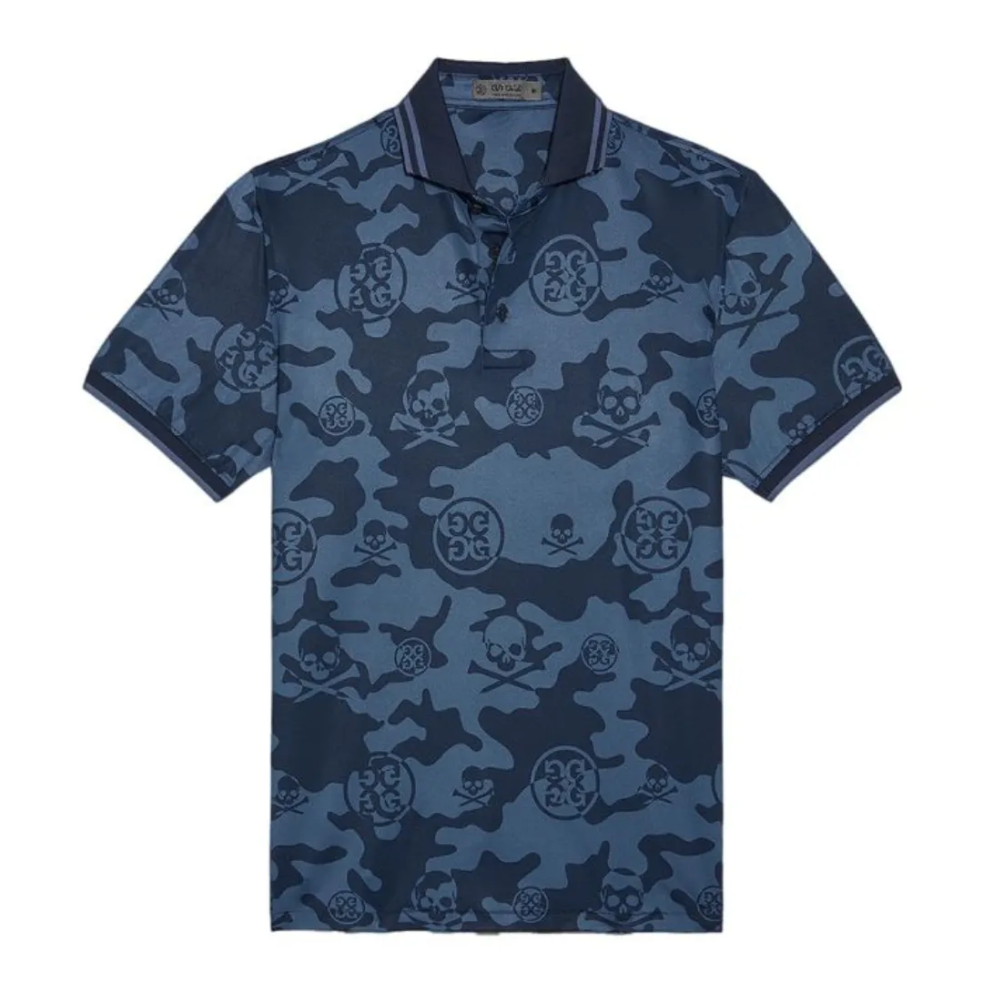 G/FORE Men's Exploded Icon Camo Tech Slim Fit Golf Polo T-Shirt