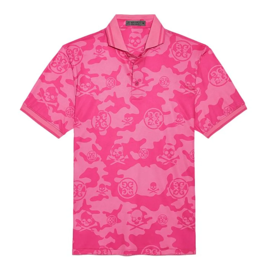 G/FORE Men's Exploded Icon Camo Tech Slim Fit Golf Polo T-Shirt