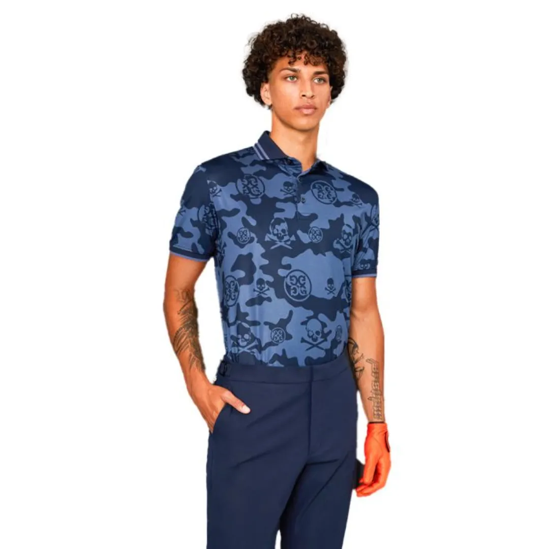 G/FORE Men's Exploded Icon Camo Tech Slim Fit Golf Polo T-Shirt