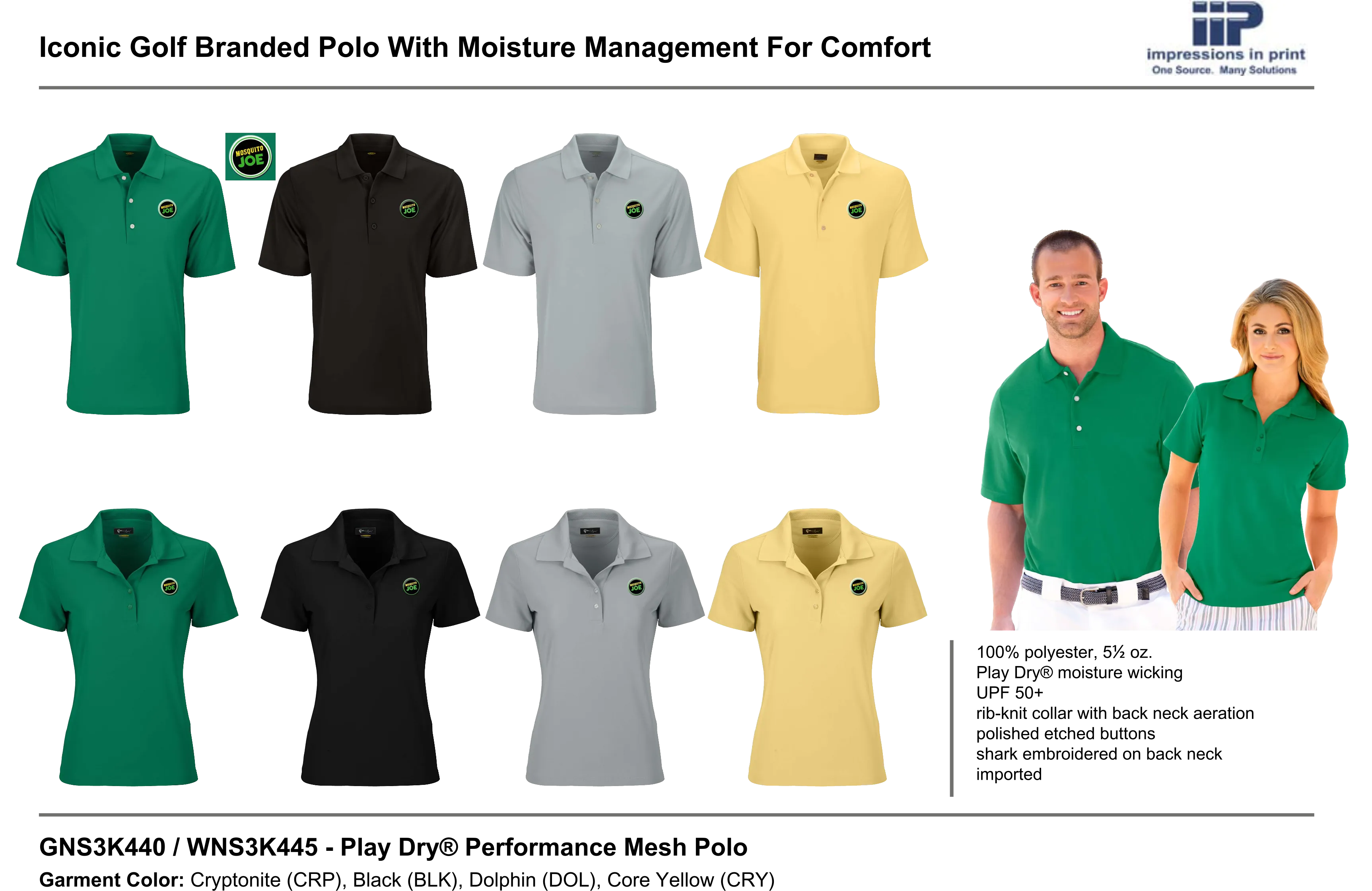 Greg Norman Iconic Polo