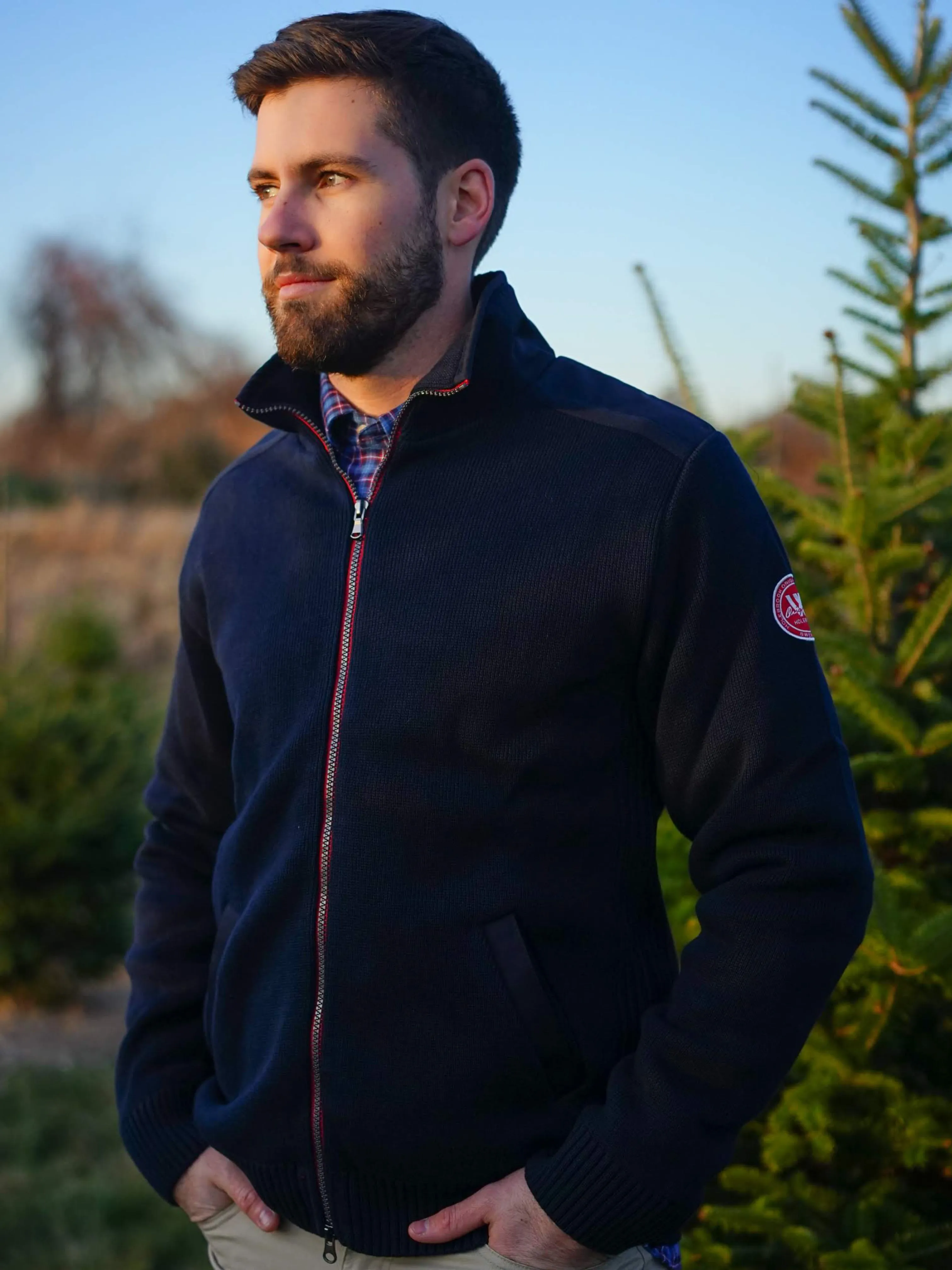 Gregor Full-Zip Windproof- Navy