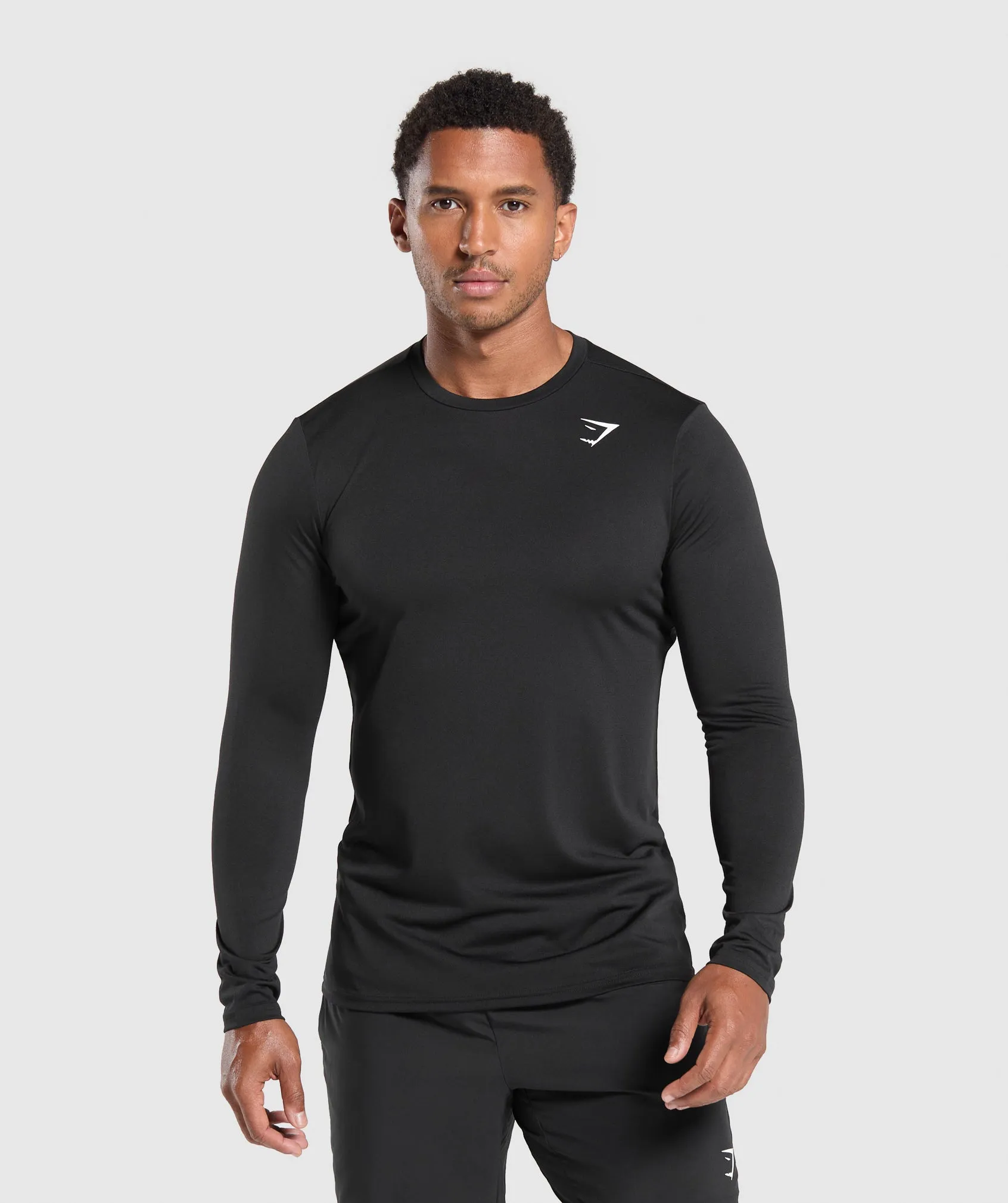 Gymshark Arrival Long Sleeve T-Shirt - Black