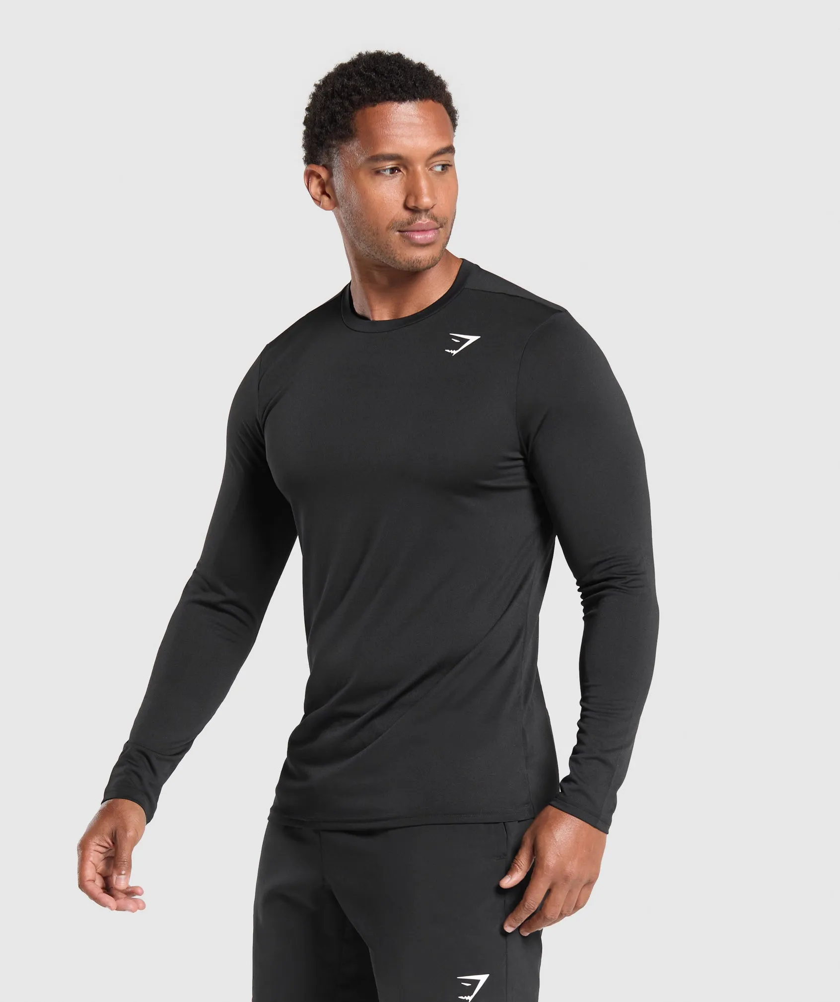 Gymshark Arrival Long Sleeve T-Shirt - Black