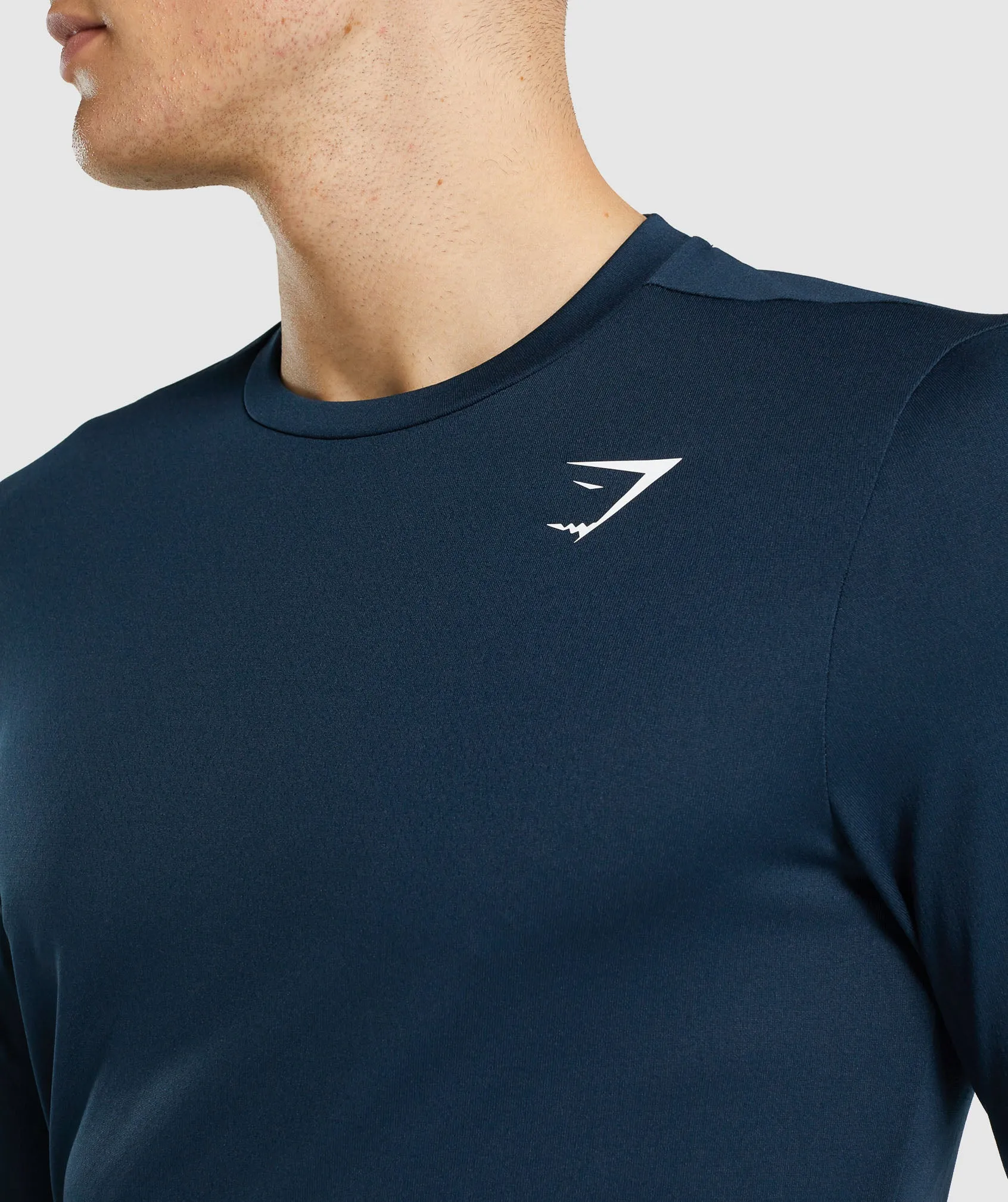 Gymshark Arrival Long Sleeve T-Shirt - Navy