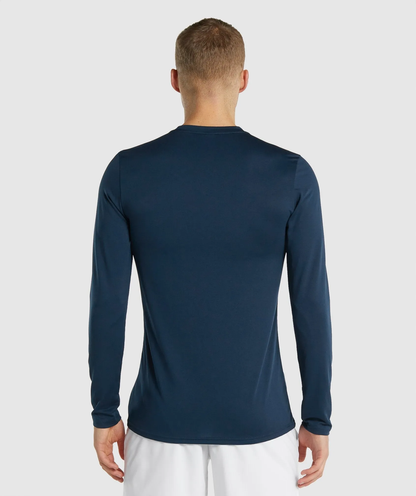 Gymshark Arrival Long Sleeve T-Shirt - Navy