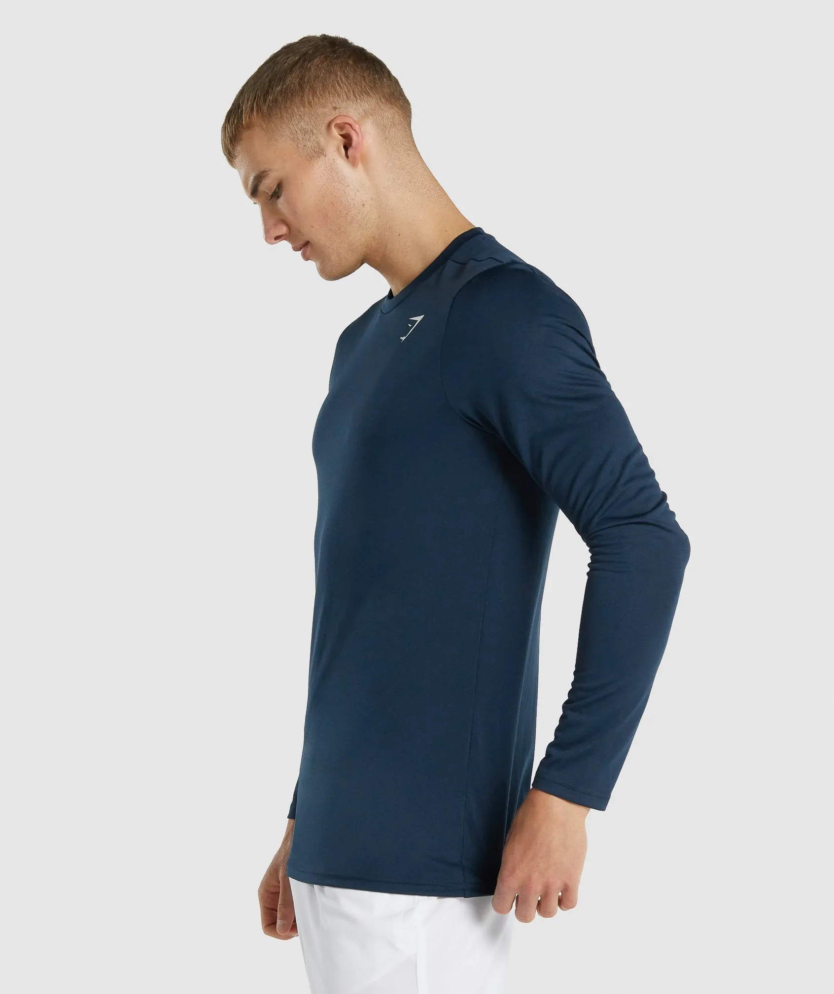 Gymshark Arrival Long Sleeve T-Shirt - Navy