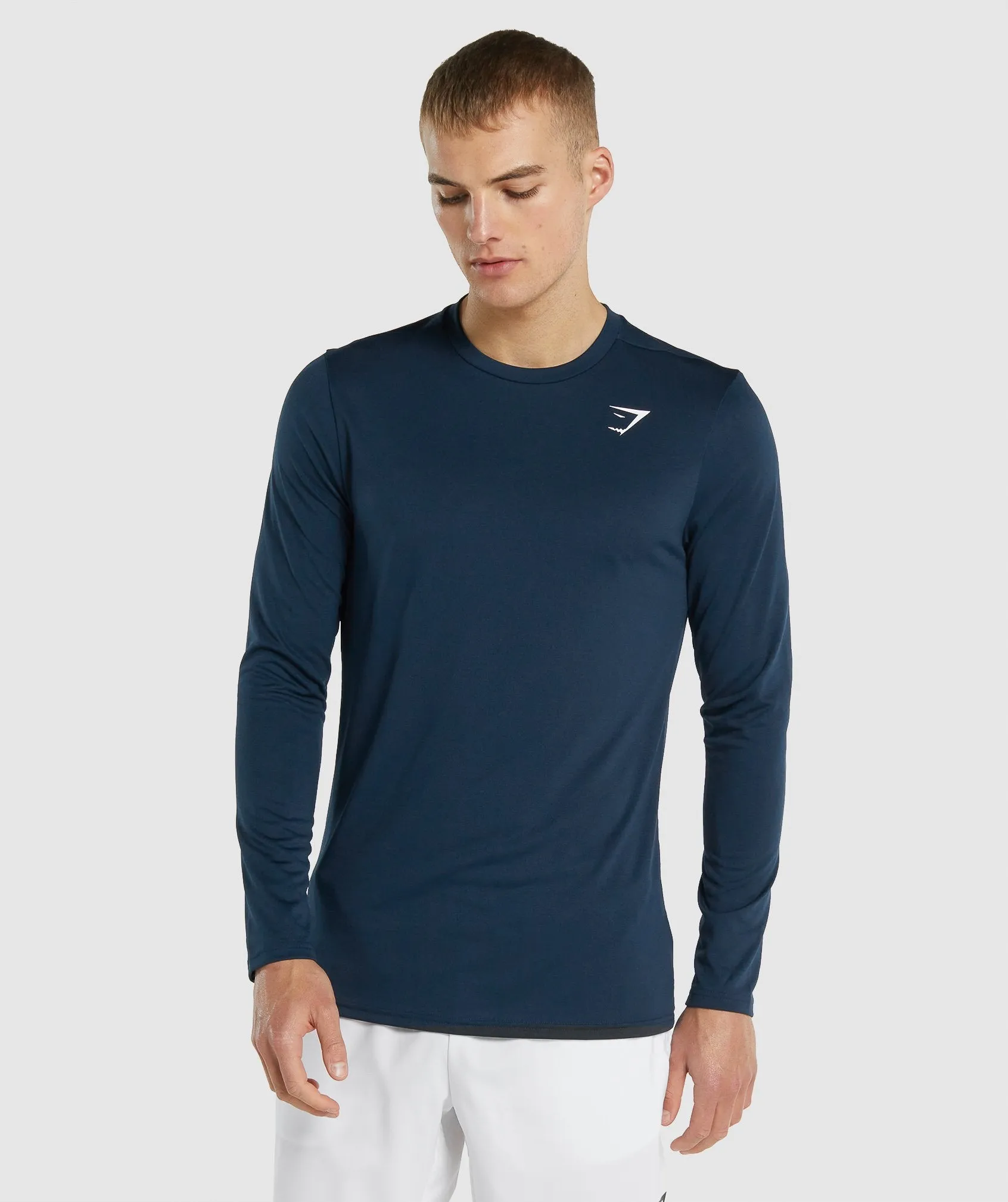 Gymshark Arrival Long Sleeve T-Shirt - Navy