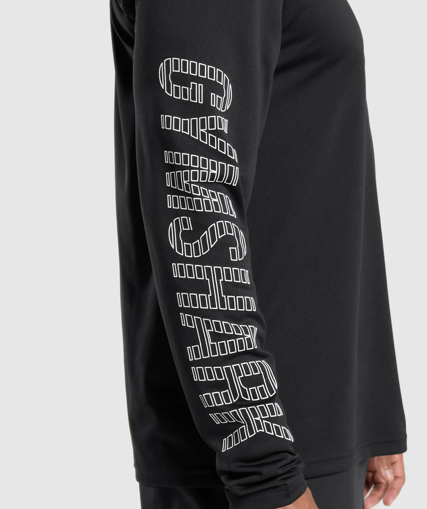 Gymshark Conditioning Goods Long Sleeve T-Shirt - Black