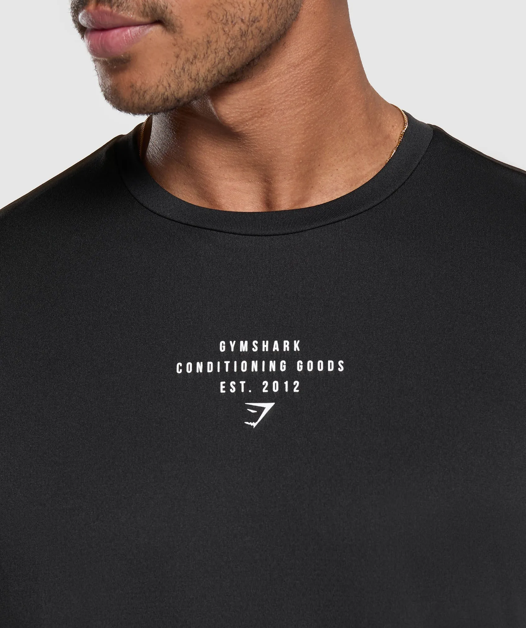 Gymshark Conditioning Goods Long Sleeve T-Shirt - Black