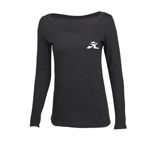 Hobie Flying H Scoop Neck Long Sleeve T Shirt