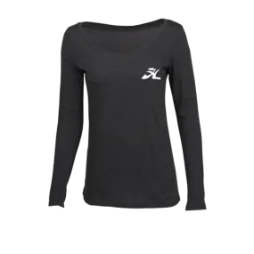 Hobie Flying H Scoop Neck Long Sleeve T Shirt