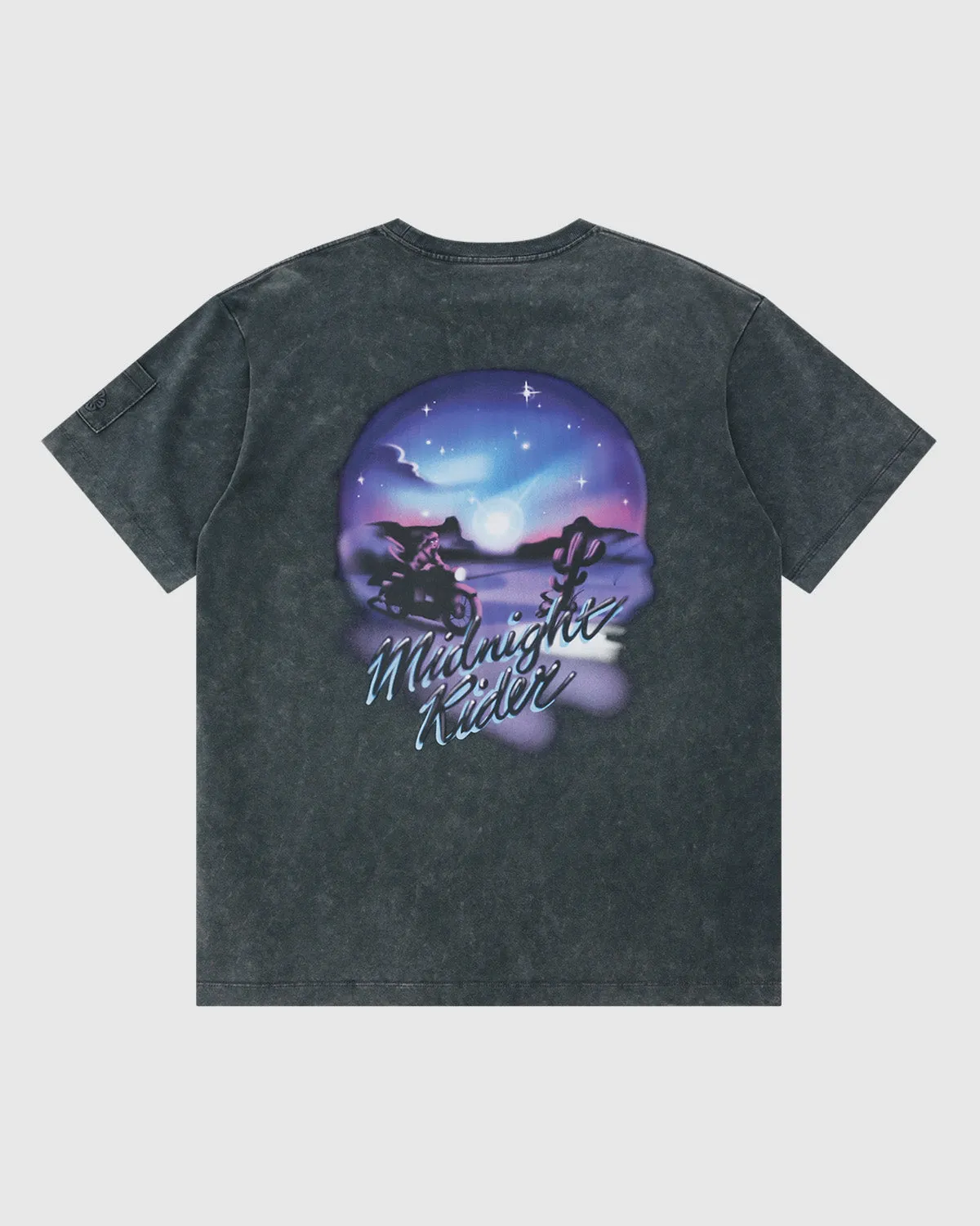 INDIGO WASH MIDNIGHT RIDER T-SHIRT