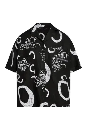 Jackson Abstract Print Camper Shirt