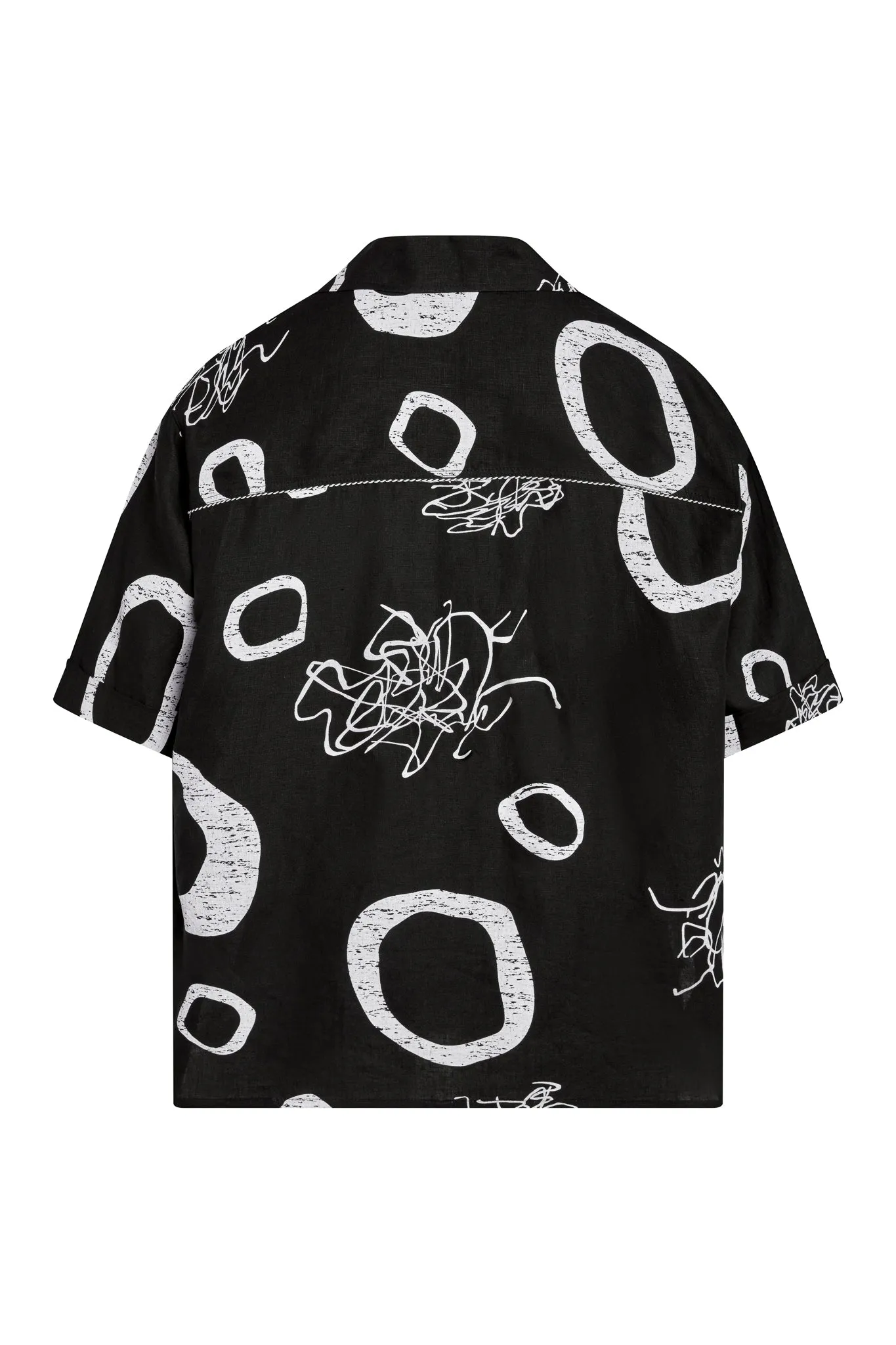 Jackson Abstract Print Camper Shirt