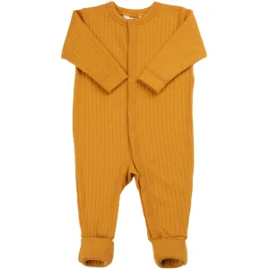 Joha Wool Yellow Nightsuit 2i1 Fod Basic