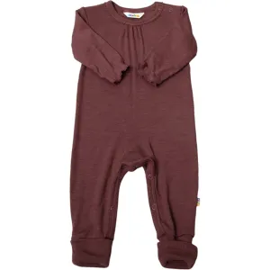 Joha Wool/Silk Bordeaux Jumpsuit w. 2-in-1 Foot