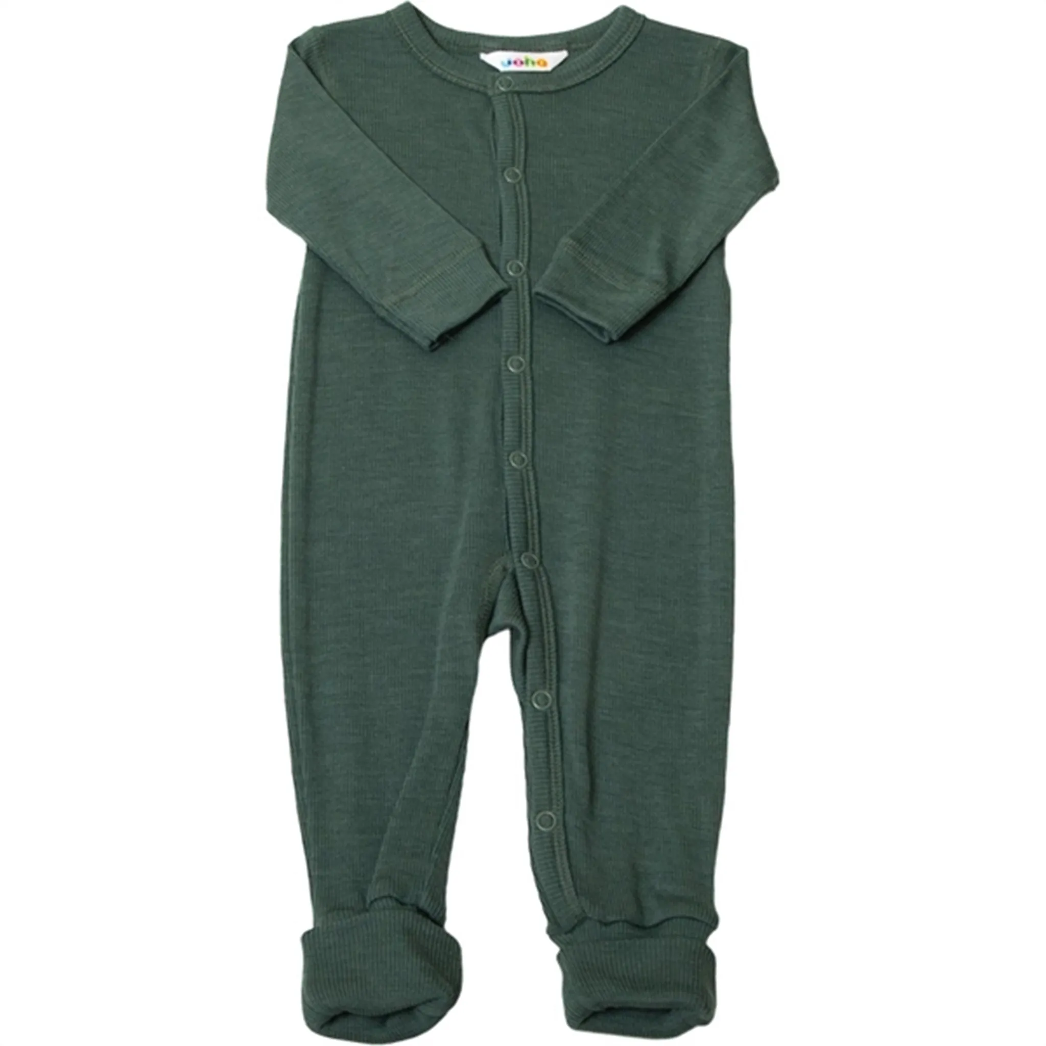 Joha Wool/Silk Dark Green Jumpsuit w. 2-in-1 Foot