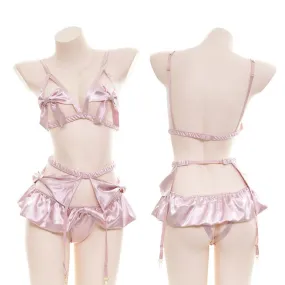 Kawaii Silk Bow Lingerie