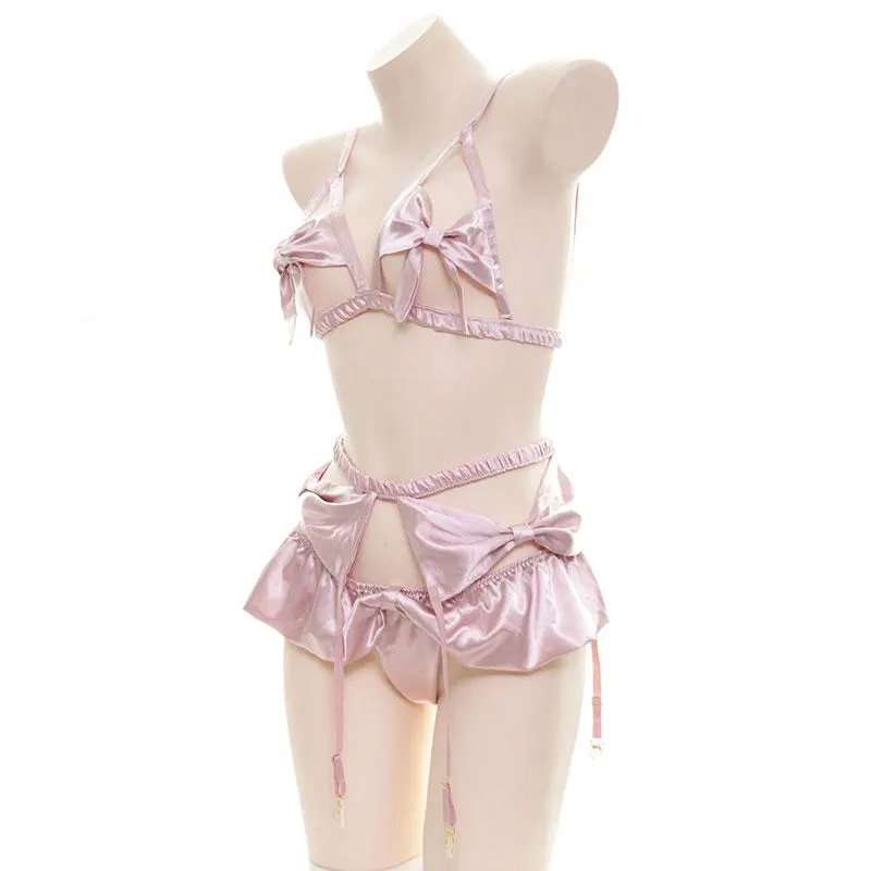 Kawaii Silk Bow Lingerie