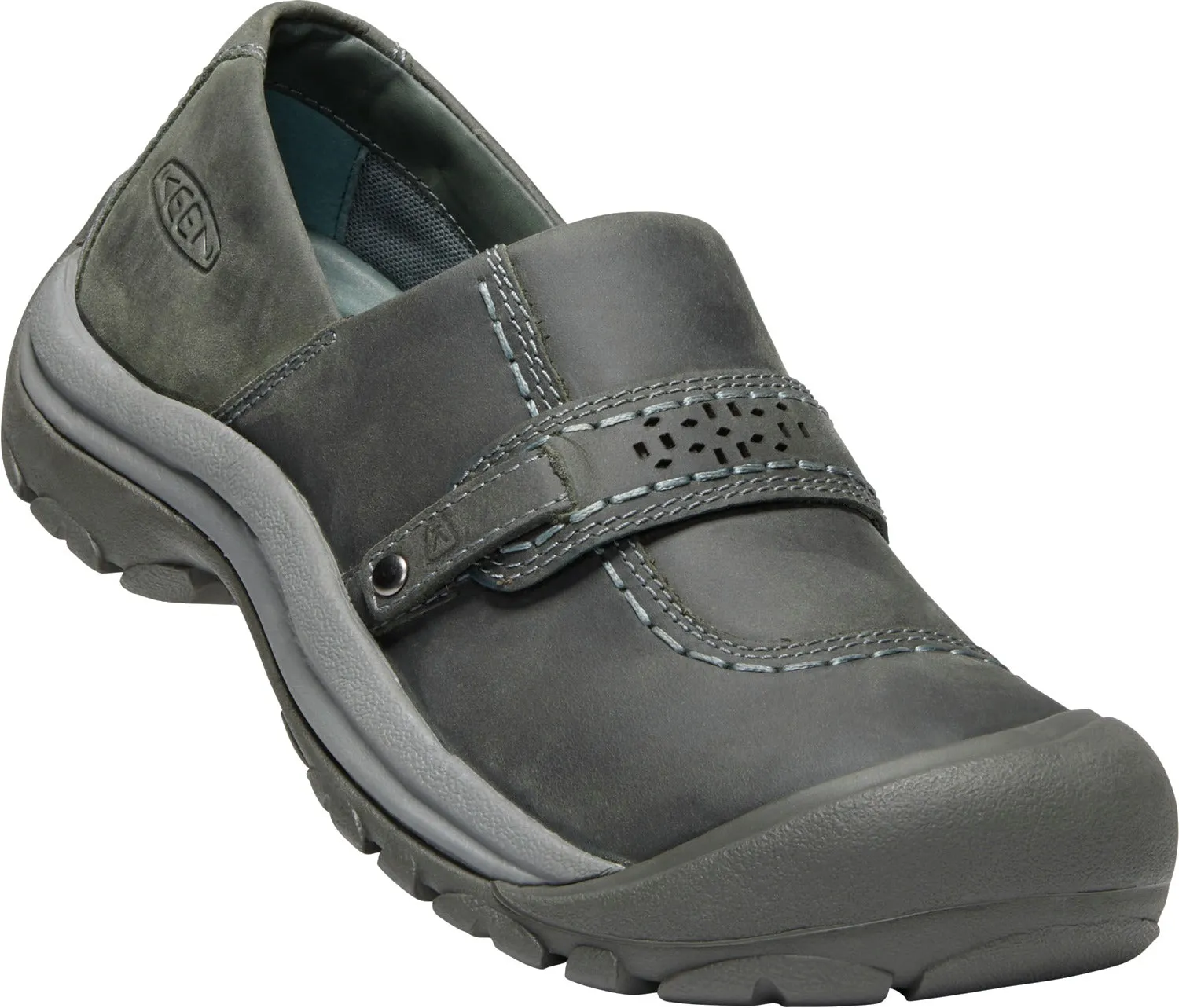 'Keen Outdoor' Women's Kaci Full Grain Slip-On - Magnet Grey