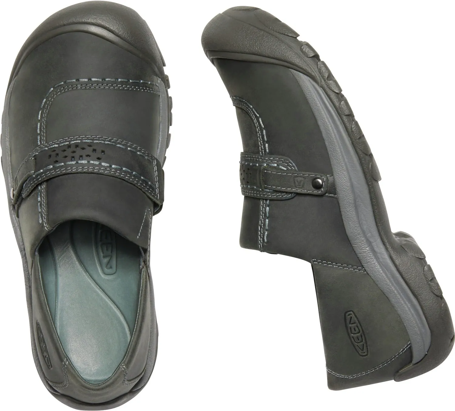 'Keen Outdoor' Women's Kaci Full Grain Slip-On - Magnet Grey