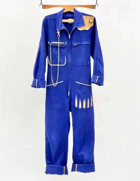 Kinney in Blue Jumpsuit