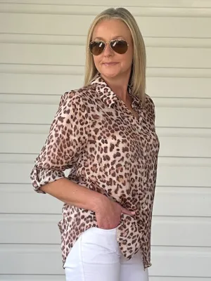 Kylie Animal Print Shirt - Animal