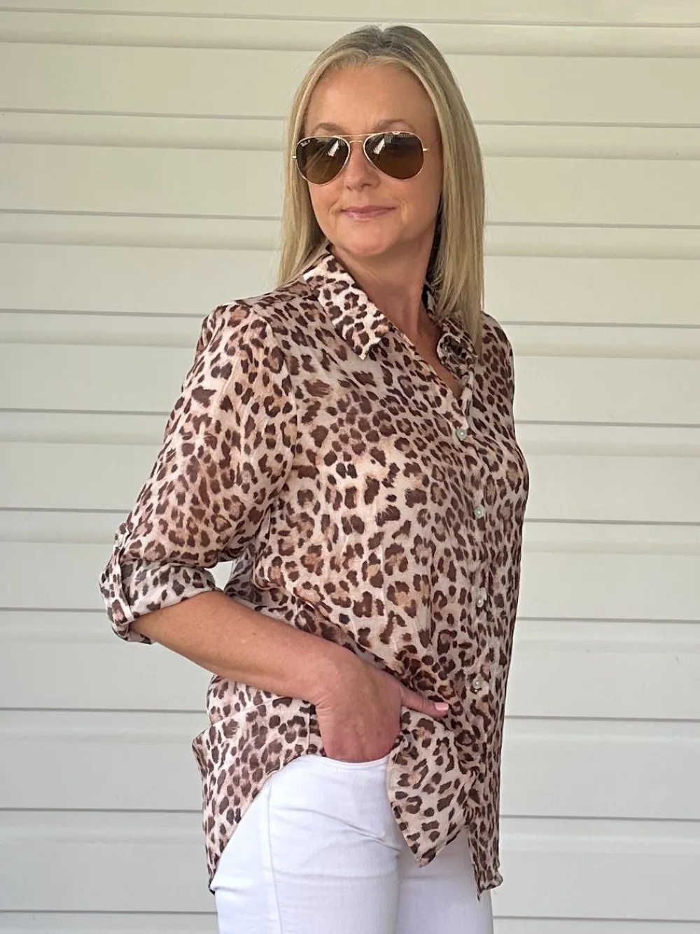 Kylie Animal Print Shirt - Animal