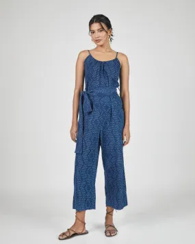 Lila Jumpsuit | Indigo Dot